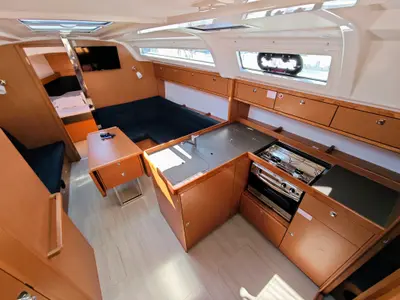 Salon of Mai Tai, a Bavaria Cruiser 37 sailboat at Općina Sukošan, Croatia