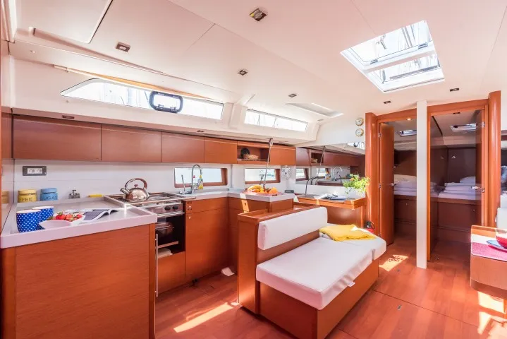 Galley of South Point, a Beneteau Oceanis 51.1 sailboat at Split, Croatia