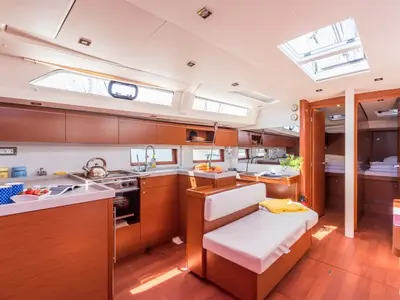 Galley of South Point, a Beneteau Oceanis 51.1 sailboat at Split, Croatia