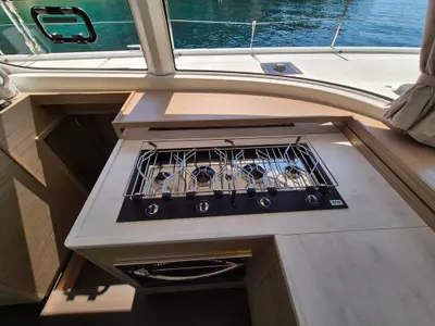 Galley of Stela, a Lagoon 43 catamaran at Rogoznica, Croatia