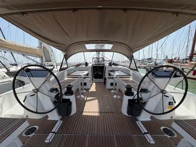 Source Adage, a Jeanneau Sun Odyssey 455 sailboat at Cecina, Italy