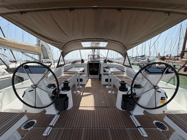 Source Adage, a Jeanneau Sun Odyssey 455 sailboat at Cecina, Italy