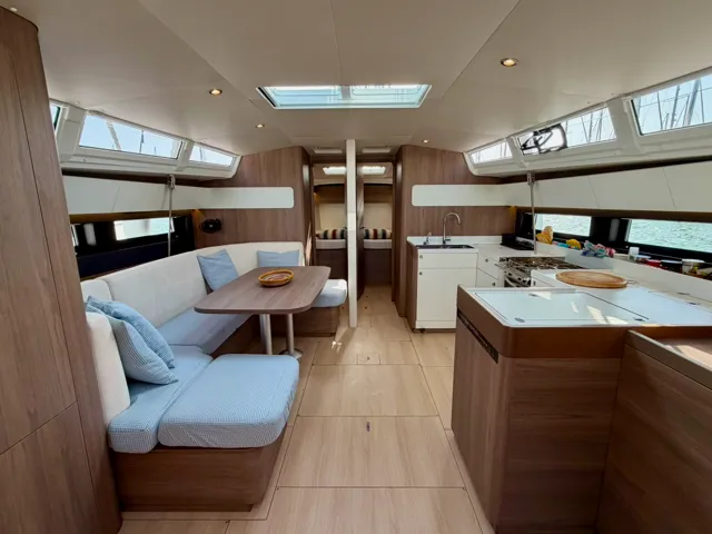 Source Adage, a Jeanneau Sun Odyssey 455 sailboat at Cecina, Italy
