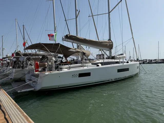 Source Adage, a Jeanneau Sun Odyssey 455 sailboat at Cecina, Italy