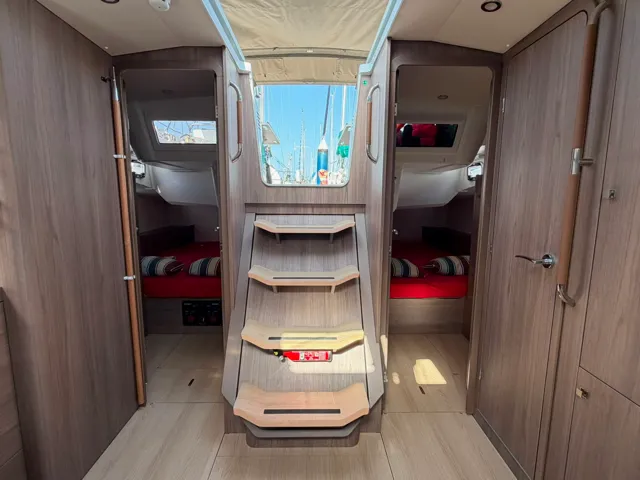 Source Adage, a Jeanneau Sun Odyssey 455 sailboat at Cecina, Italy