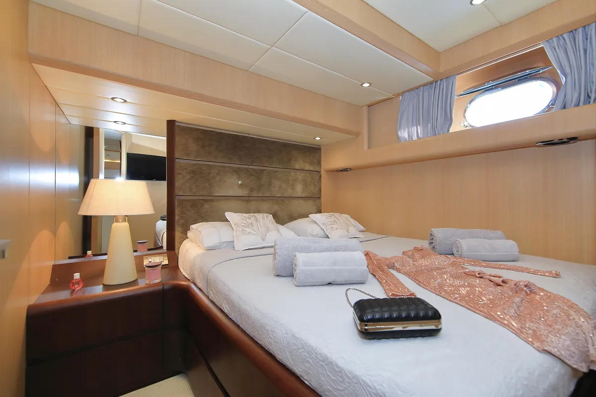 Cabin on Hope I, a Maiora 20S motor yacht at Grad Kaštela, Croatia