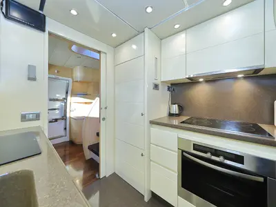 Galley of Hope I, a Maiora 20S motor yacht at Grad Kaštela, Croatia