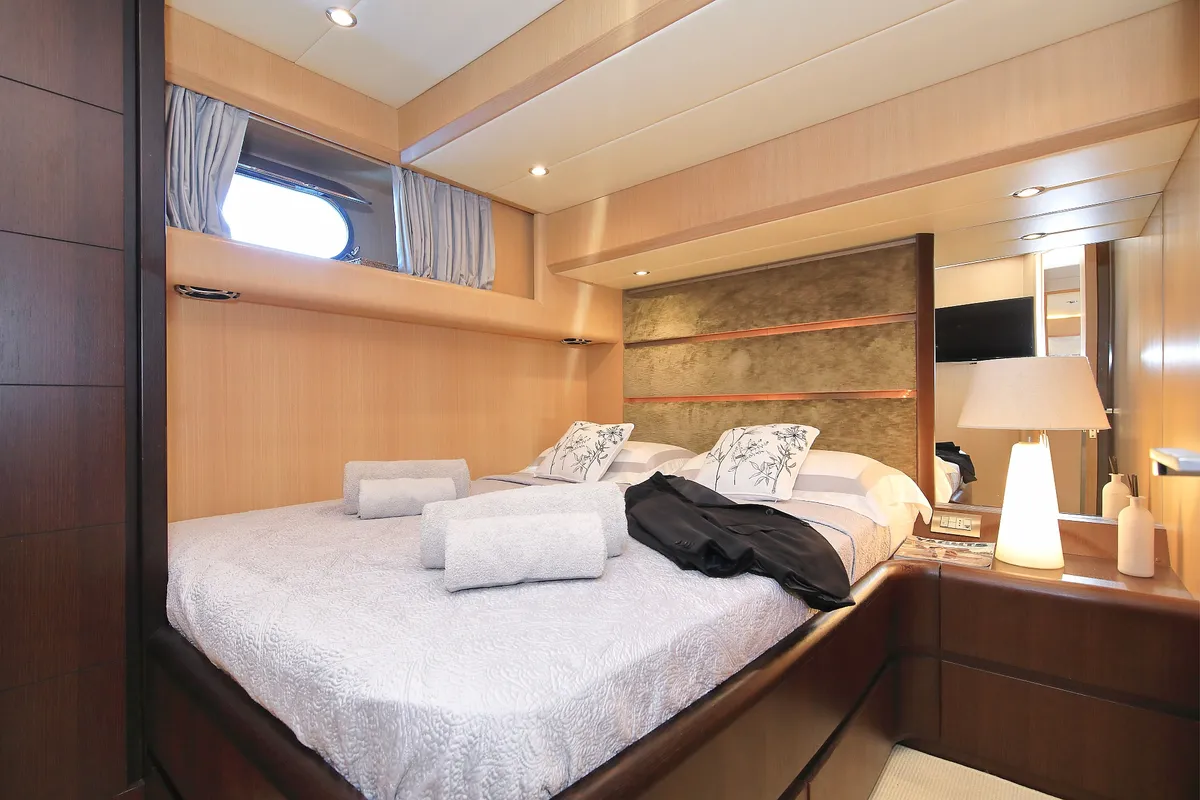 Cabin on Hope I, a Maiora 20S motor yacht at Grad Kaštela, Croatia