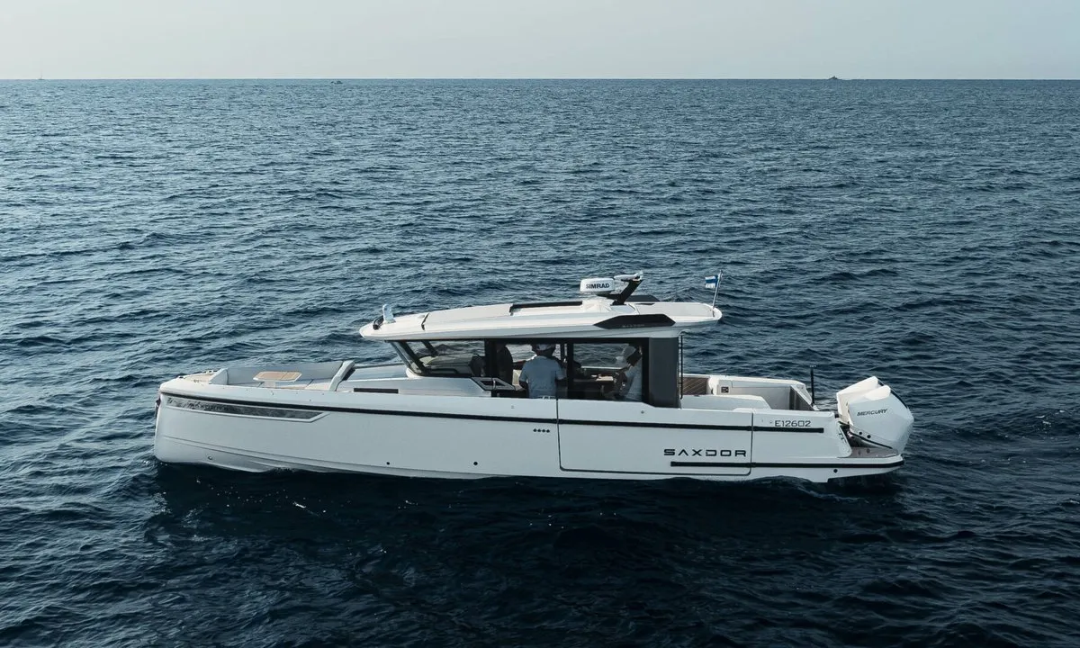 Aegea1, a Saxdor 340 GTWA motorboat at Općina Sukošan, Croatia