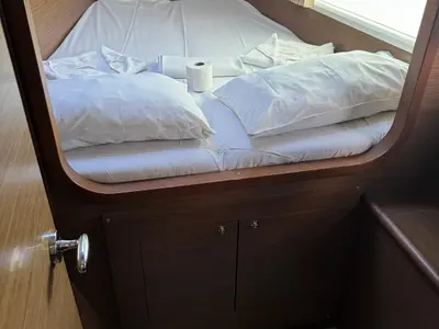 Cabin on Oscar II, a Lagoon 380 catamaran at Alameda, United States