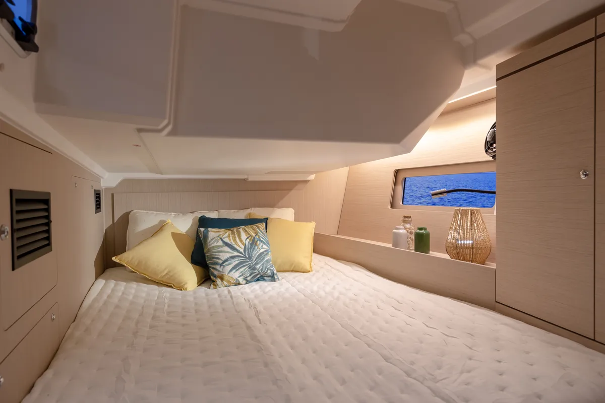 Cabin on Oceanis 461/3/3 Premium, a Beneteau Oceanis 461 sailboat at Grand Anse, Grenada