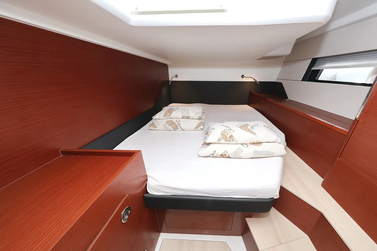 Cabin on Jameson, a Hanse 460 sailboat at Grad Biograd na Moru, Croatia