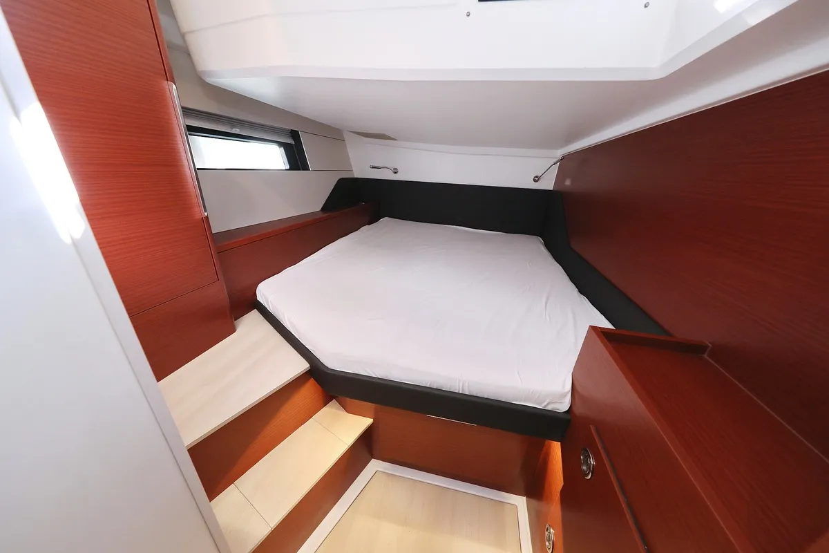 Cabin on Jameson, a Hanse 460 sailboat at Grad Biograd na Moru, Croatia