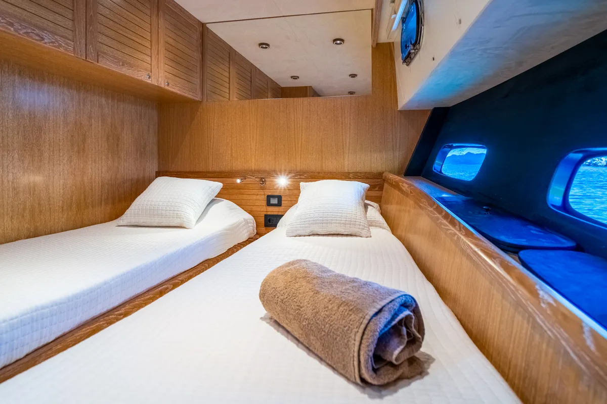 Cabin on Cloud 9, a Gulet Motoryacht motor yacht at Dubrovnik, Croatia