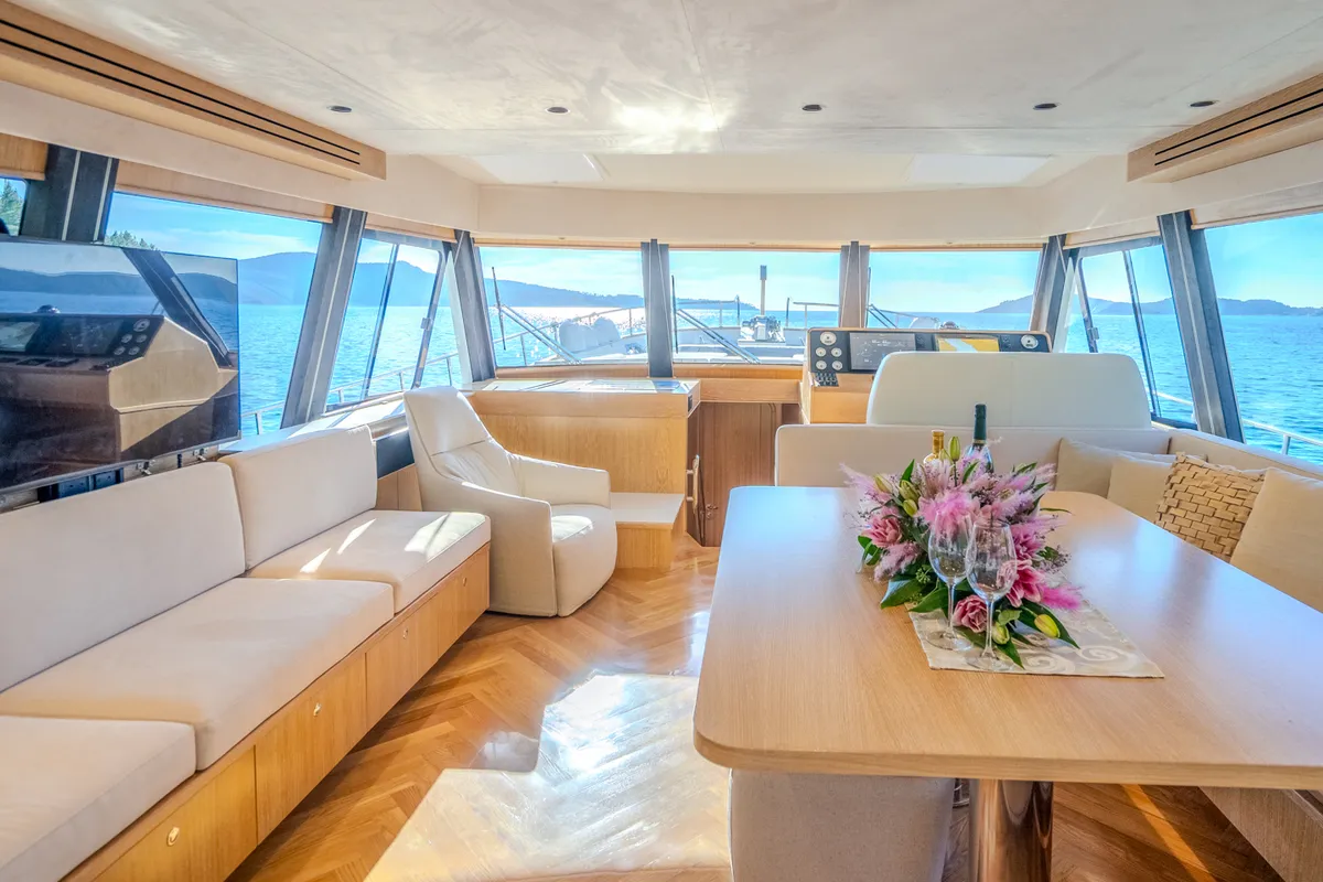 Salon of Cloud 9, a Gulet Motoryacht motor yacht at Dubrovnik, Croatia