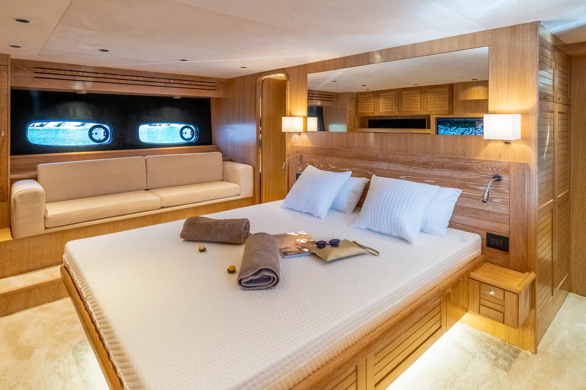 Cabin on Cloud 9, a Gulet Motoryacht motor yacht at Dubrovnik, Croatia