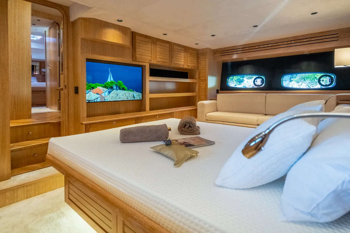 Cabin on Cloud 9, a Gulet Motoryacht motor yacht at Dubrovnik, Croatia