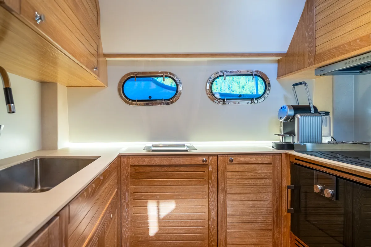 Galley of Cloud 9, a Gulet Motoryacht motor yacht at Dubrovnik, Croatia