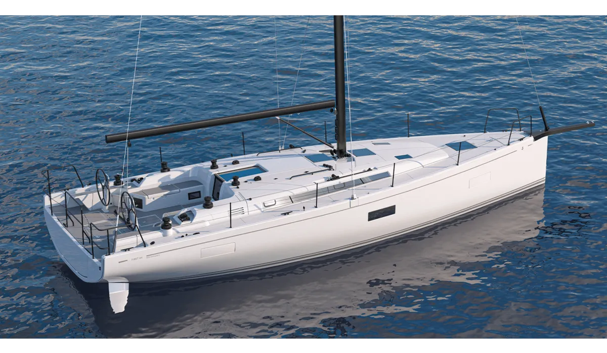 Bart, a Beneteau First 44 sailboat at Punat, Croatia