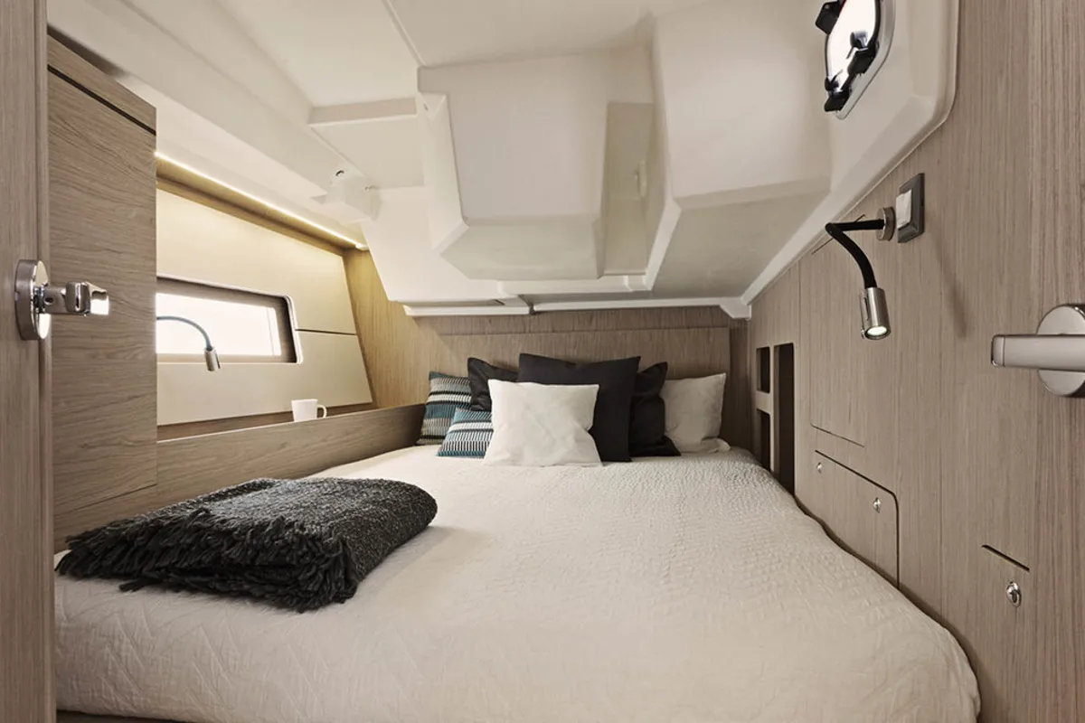 Cabin on Beneteau Oceanis 461, a sailboat at Road Town, British Virgin Islands