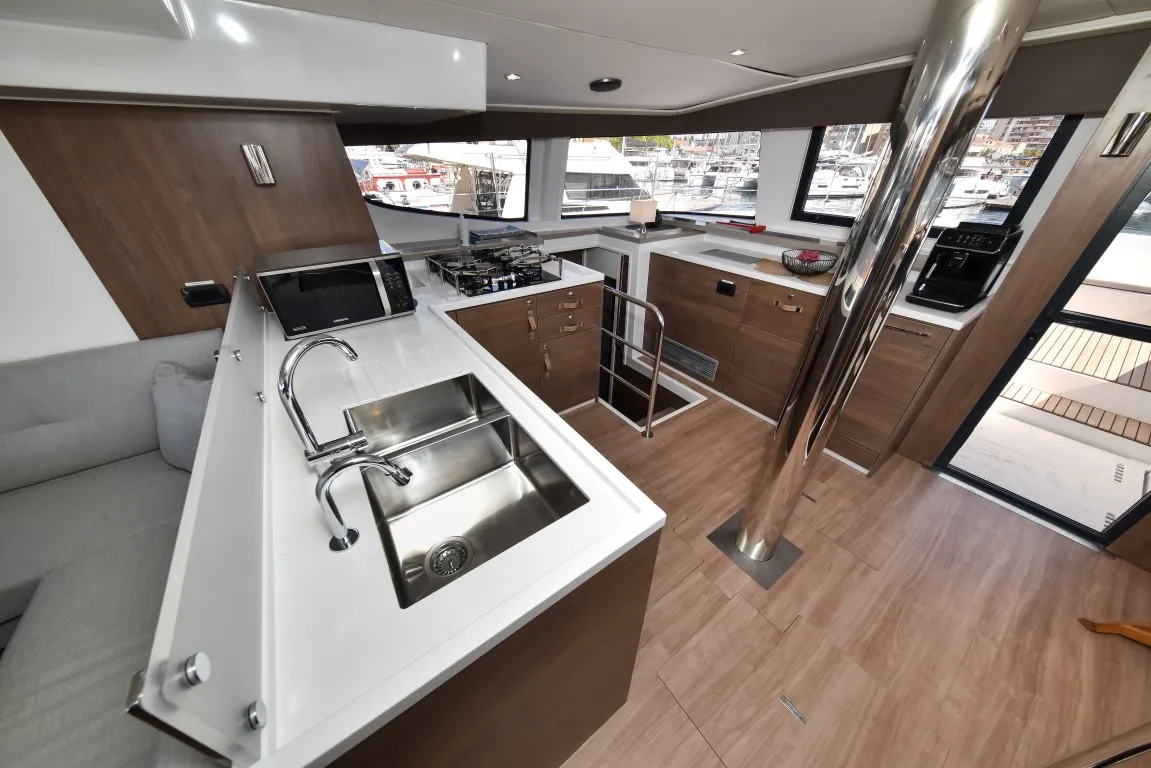 Galley of Destiny (Ex: Jako 1), a Bali 4.6 catamaran at Zadar, Croatia