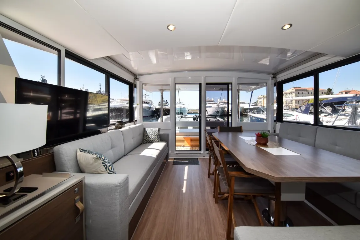 Salon of Destiny (Ex: Jako 1), a Bali 4.6 catamaran at Zadar, Croatia