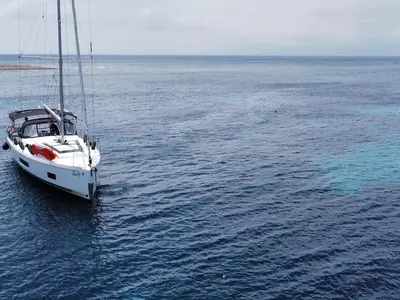 Zoi, a Beneteau Oceanis 46.1 sailboat at Volos Municipality, Greece