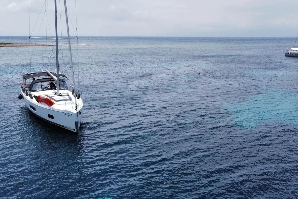 Zoi, a Beneteau Oceanis 46.1 sailboat at Volos Municipality, Greece