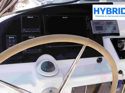 Cockpit of Independent I, a Lagoon 400 S2 catamaran at Punat, Croatia