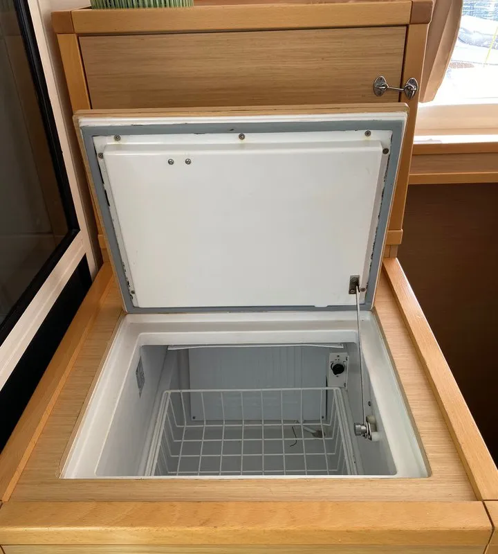 Galley of Independent I, a Lagoon 400 S2 catamaran at Punat, Croatia