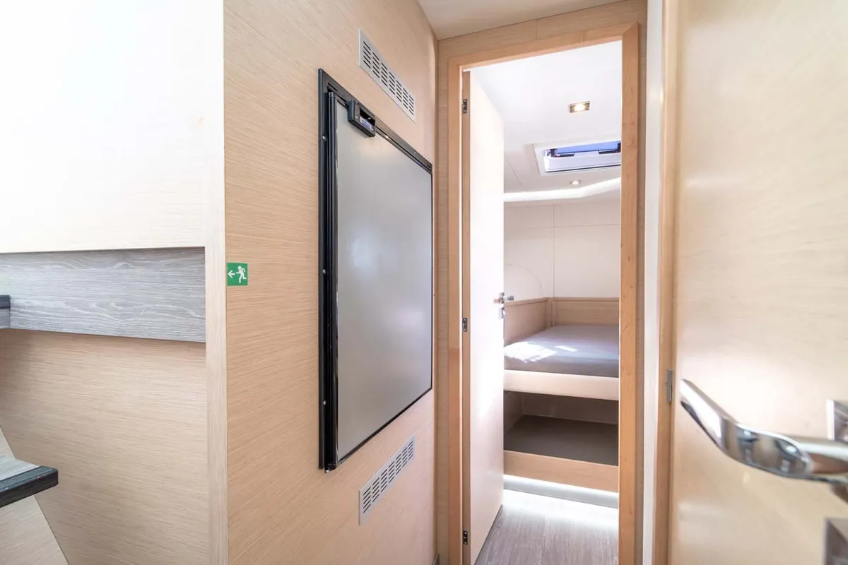 Cabin on Kalea, a Fountaine Pajot MY 37 catamaran at Grad Šibenik, Croatia