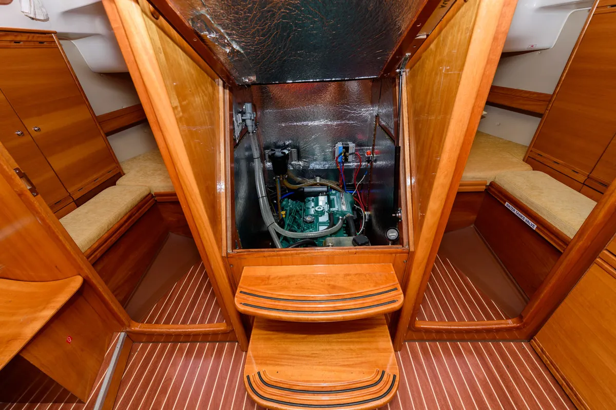 Katarina, a Bavaria 37 Cruiser sailboat at Grad Trogir, Croatia