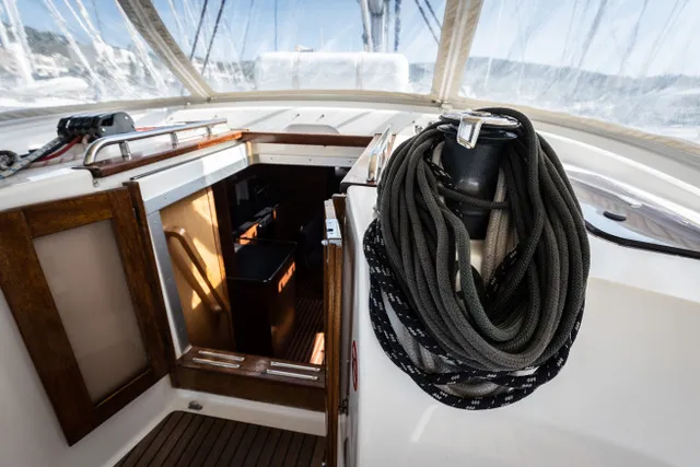 Cloe, a Bavaria 45 sailboat at La Spezia, Italy