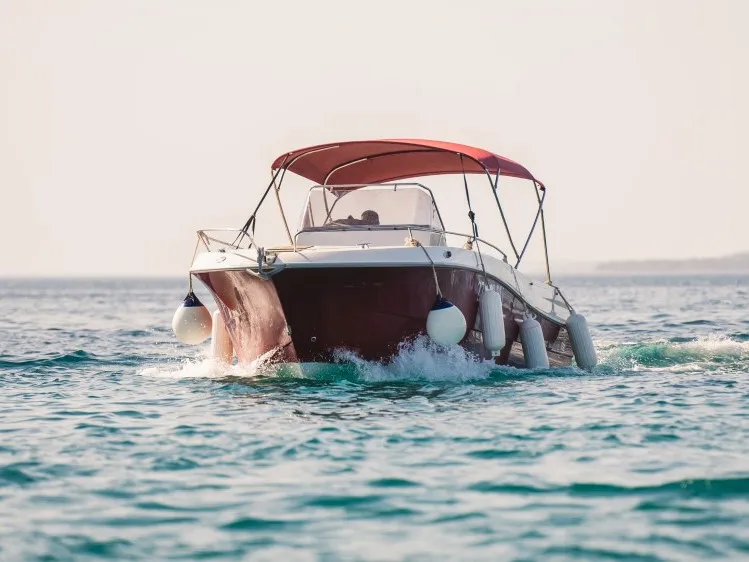 Exterior view of Atlantic Marine, a Atlantic 750 Open motorboat at Valbandon, Croatia