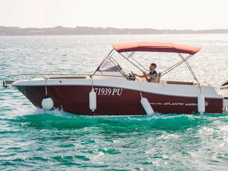 Exterior view of Atlantic Marine, a Atlantic 750 Open motorboat at Valbandon, Croatia