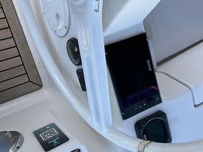 Cockpit of Heidi, a Elan Impression 45 sailboat at Punat, Croatia