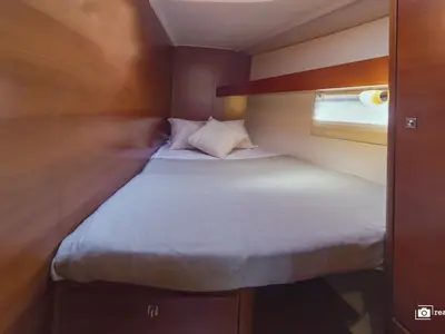 Cabin on Asia, a Dufour 460 GL sailboat at Puntone di Scarlino, Italy