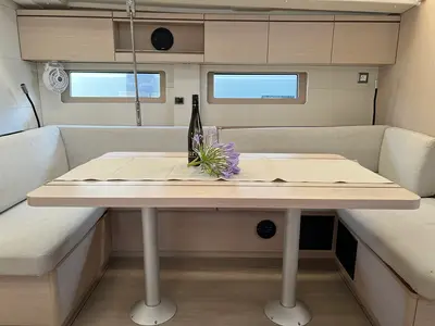 Salon of Anna, a Beneteau Oceanis 51.1 sailboat at Općina Sukošan, Croatia