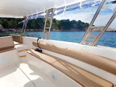 Enzo 35, a Aqua-Sport Enzo 35 motor yacht at Hvar town, Croatia