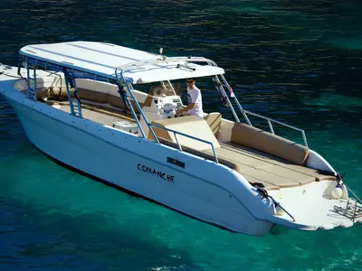 Enzo 35, a Aqua-Sport Enzo 35 motor yacht at Hvar town, Croatia