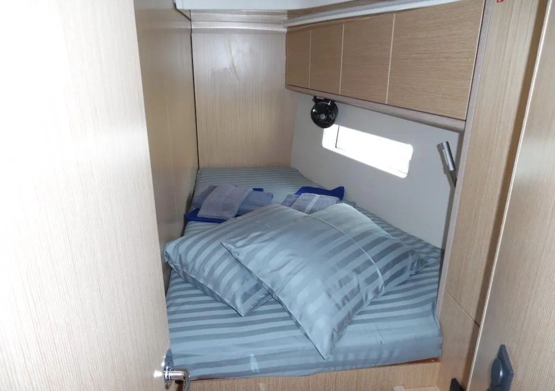 Cabin on Isabella 2, a Bavaria C45 sailboat at Mai Khao, Thailand