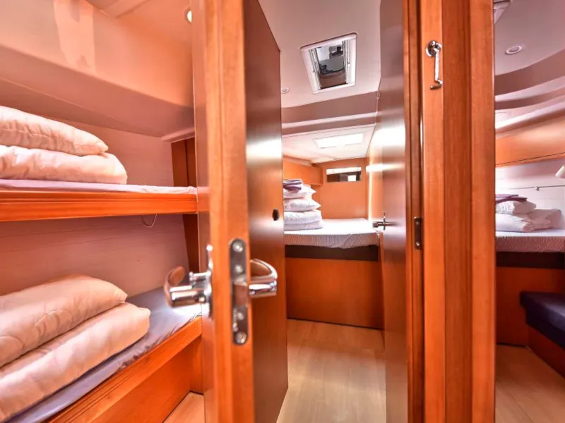 Cabin on Alma Libre III, a Bavaria Cruiser 51 sailboat at Municipal Unit of Lefkada, Greece