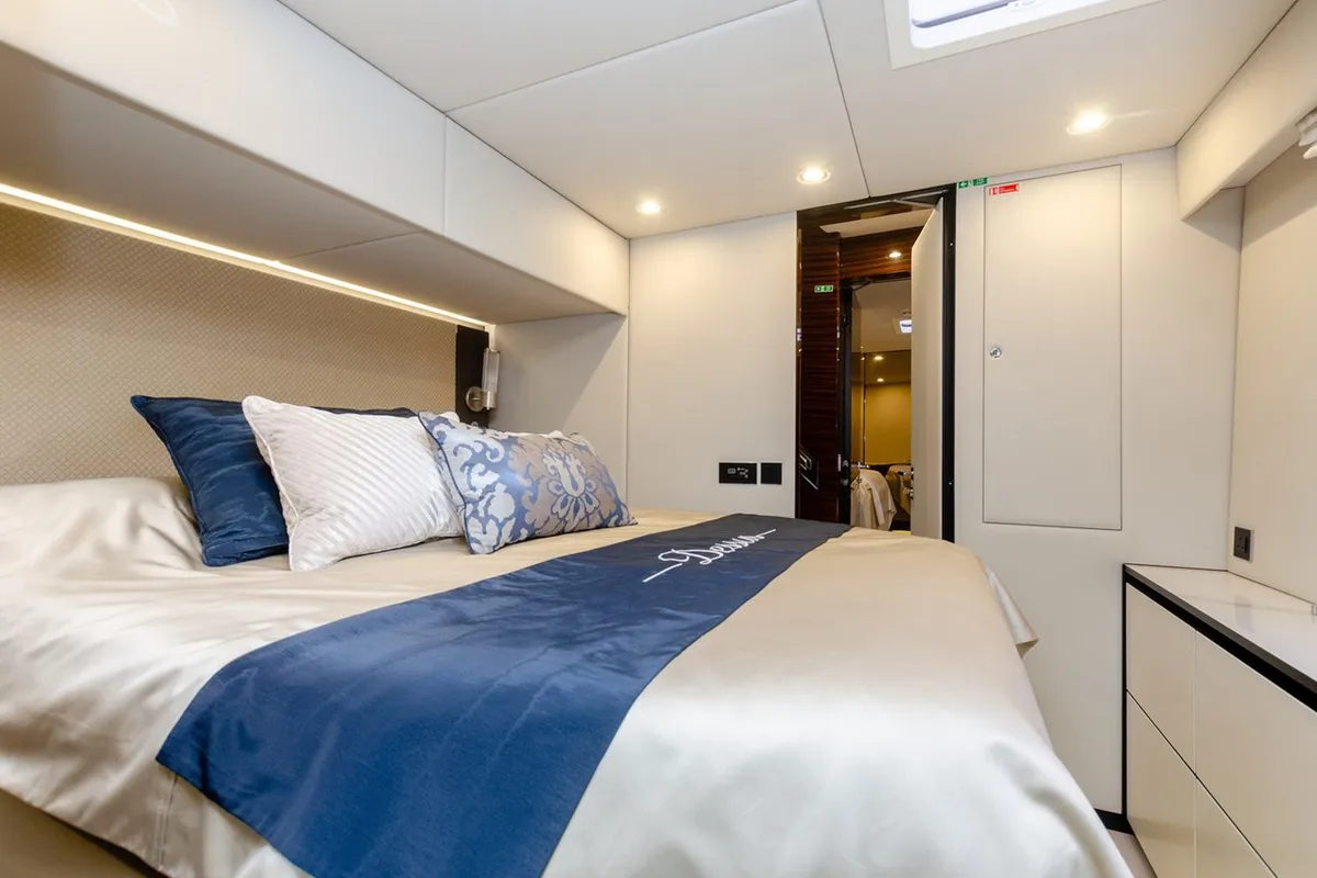 Cabin on Dessus, a Sunreef 60 catamaran at Grad Kaštela, Croatia