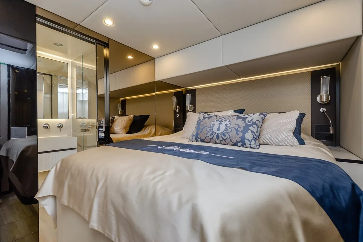 Cabin on Dessus, a Sunreef 60 catamaran at Grad Kaštela, Croatia