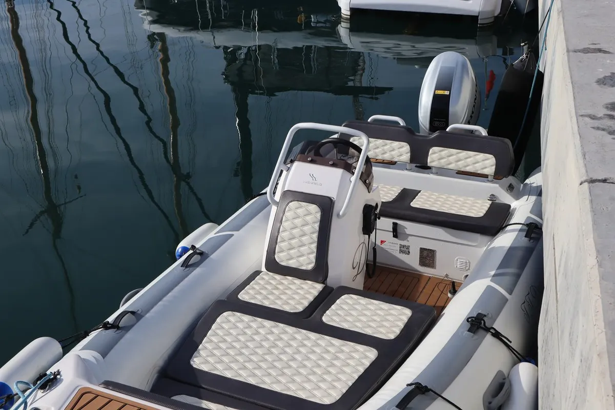 Dessus, a Sunreef 60 catamaran at Grad Kaštela, Croatia