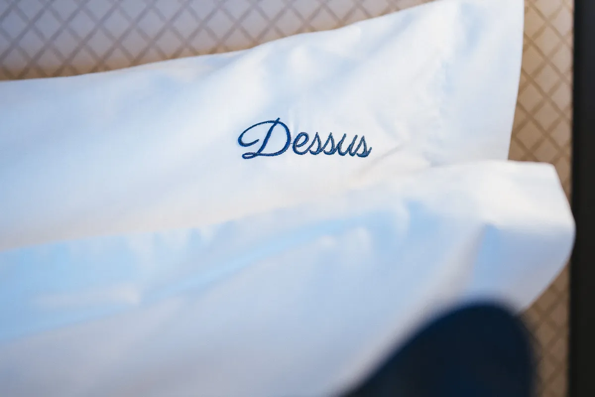 Dessus, a Sunreef 60 catamaran at Grad Kaštela, Croatia