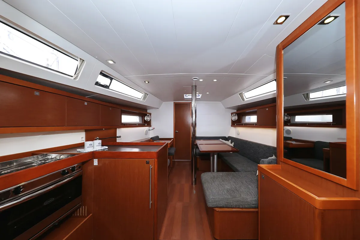 Galley of Zyntha, a Beneteau Oceanis 41 sailboat at Općina Sukošan, Croatia