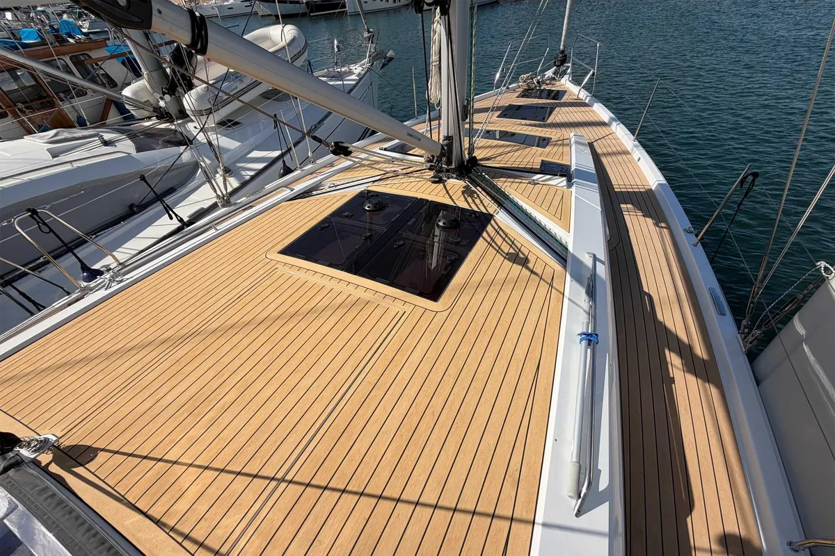 Antares, a Hanse 460 sailboat at Palma de Mallorca, Spain