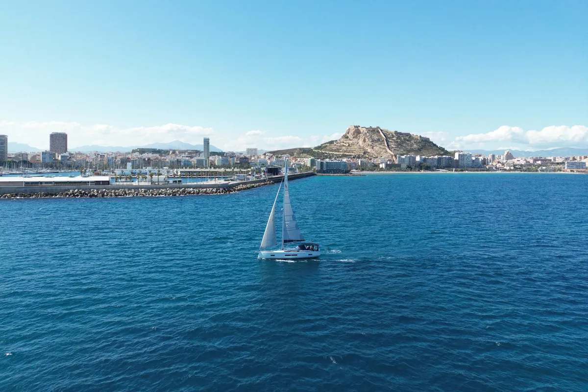 Antares, a Hanse 460 sailboat at Palma de Mallorca, Spain