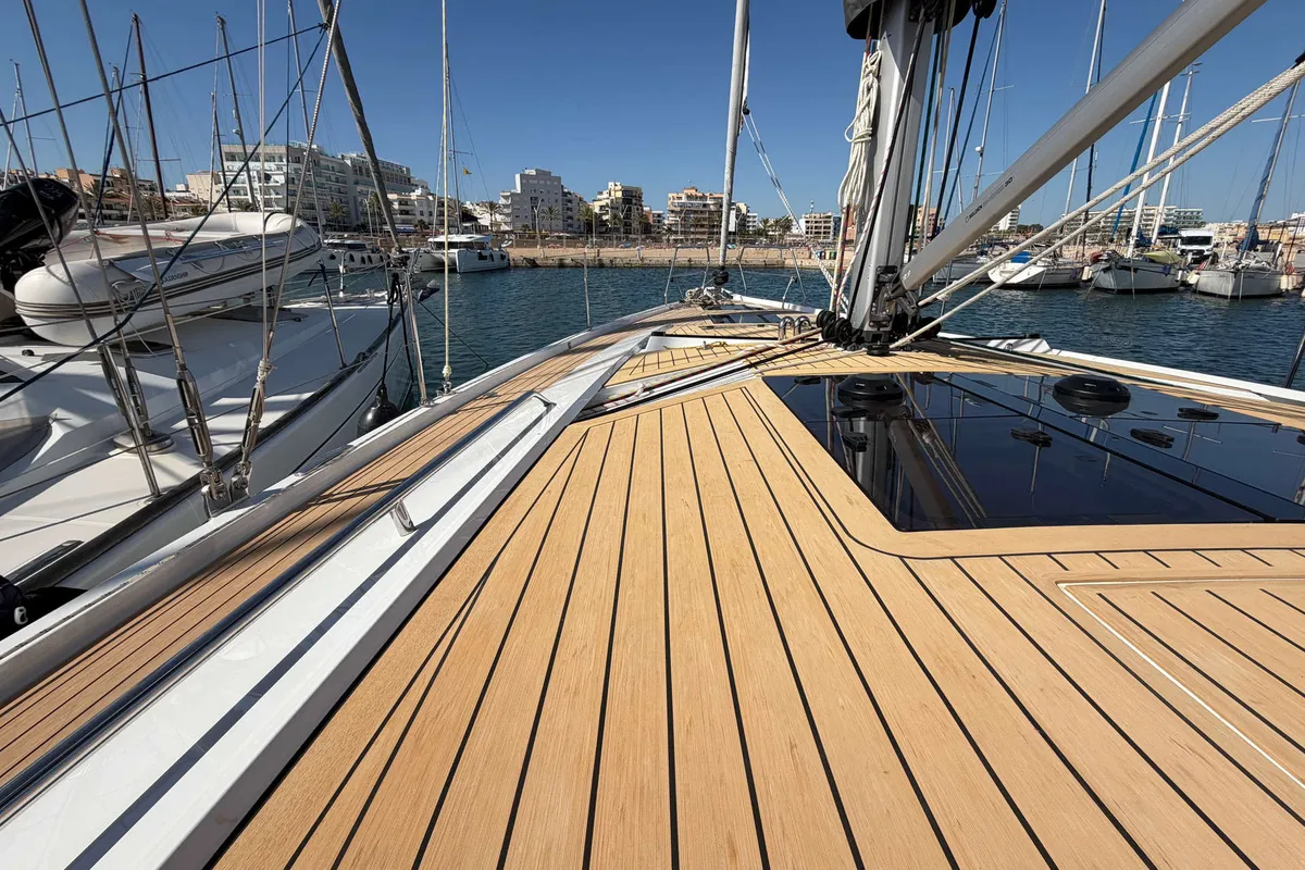 Antares, a Hanse 460 sailboat at Palma de Mallorca, Spain